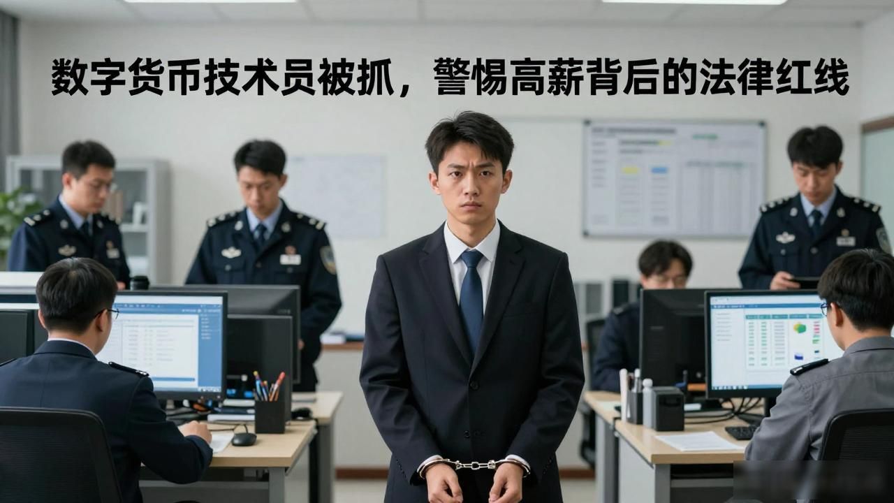 数字货币技术员被抓，警惕高薪背后的法律红线