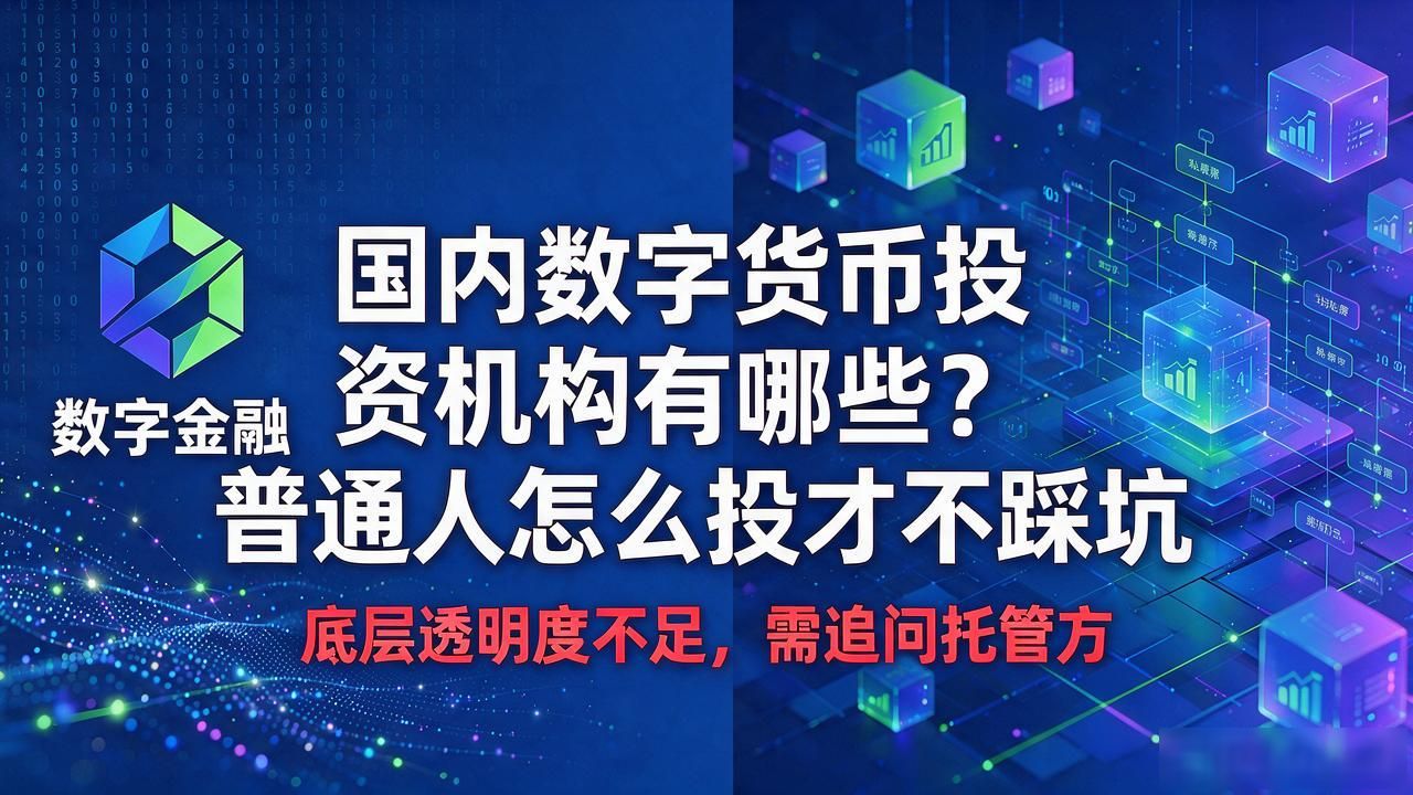 国内数字货币投资机构有哪些？普通人怎么投才不踩坑