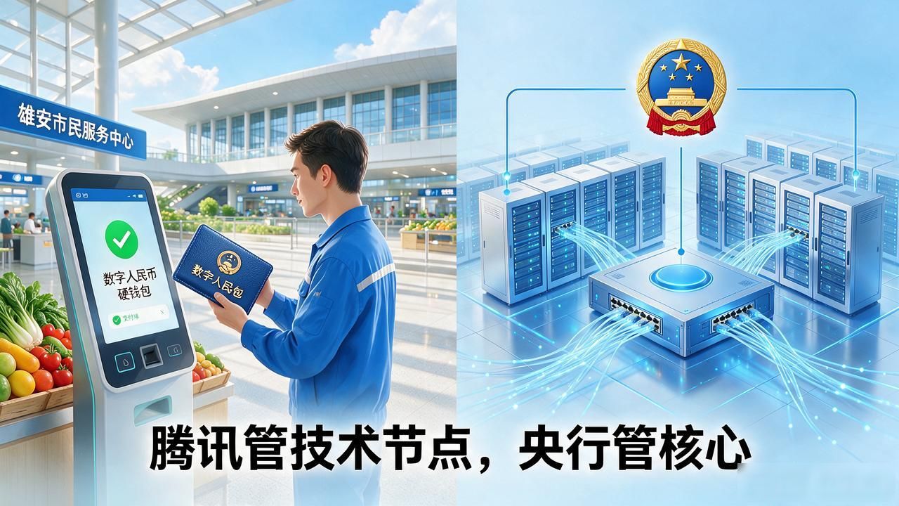 腾讯跟雄安那个数字货币试点啥关系？跟咱老百姓钱包有啥用