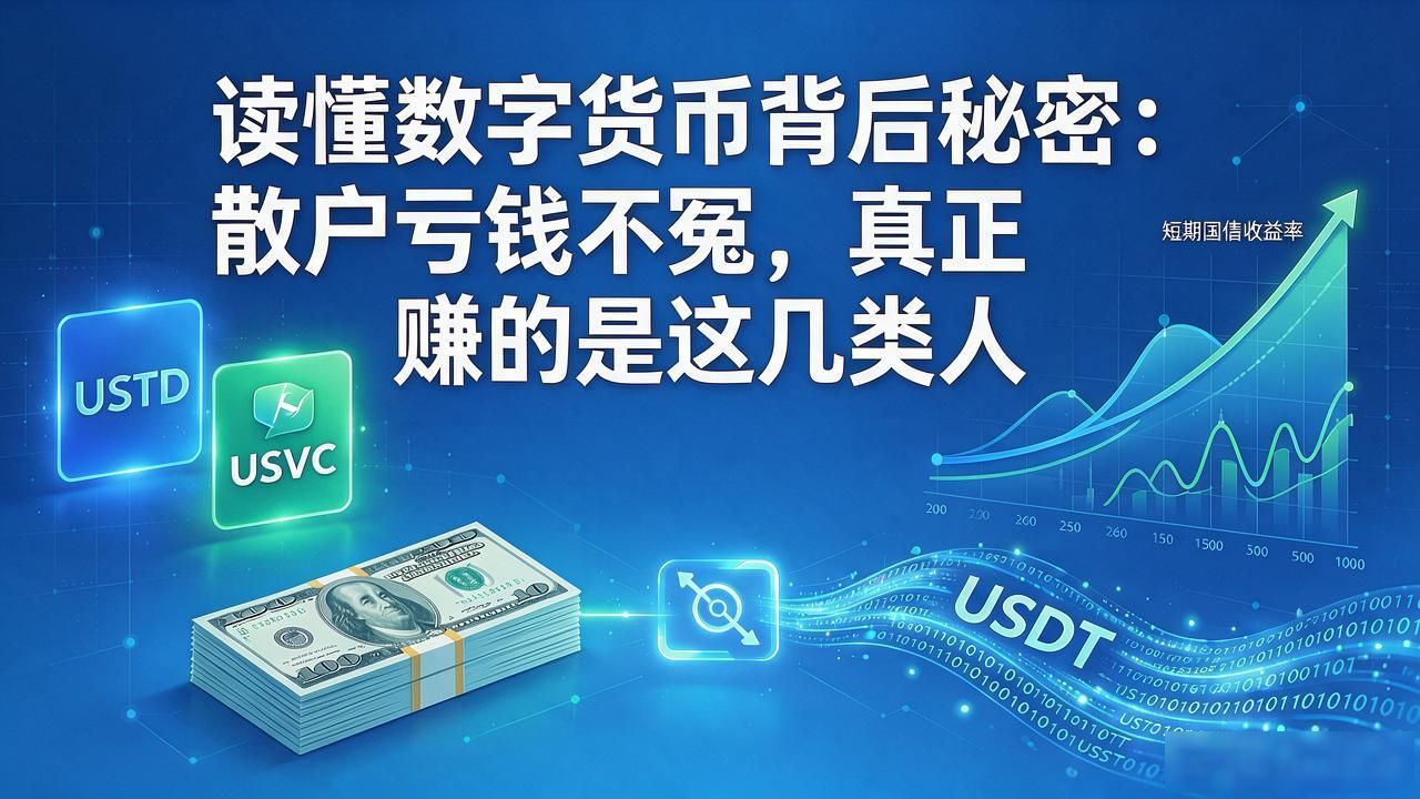 读懂数字货币背后秘密：散户亏钱不冤，真正赚的是这几类人
