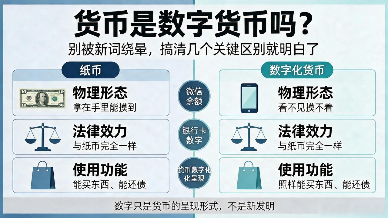 货币是数字货币吗_数字货币与货币的区别_货币是数字货币吗