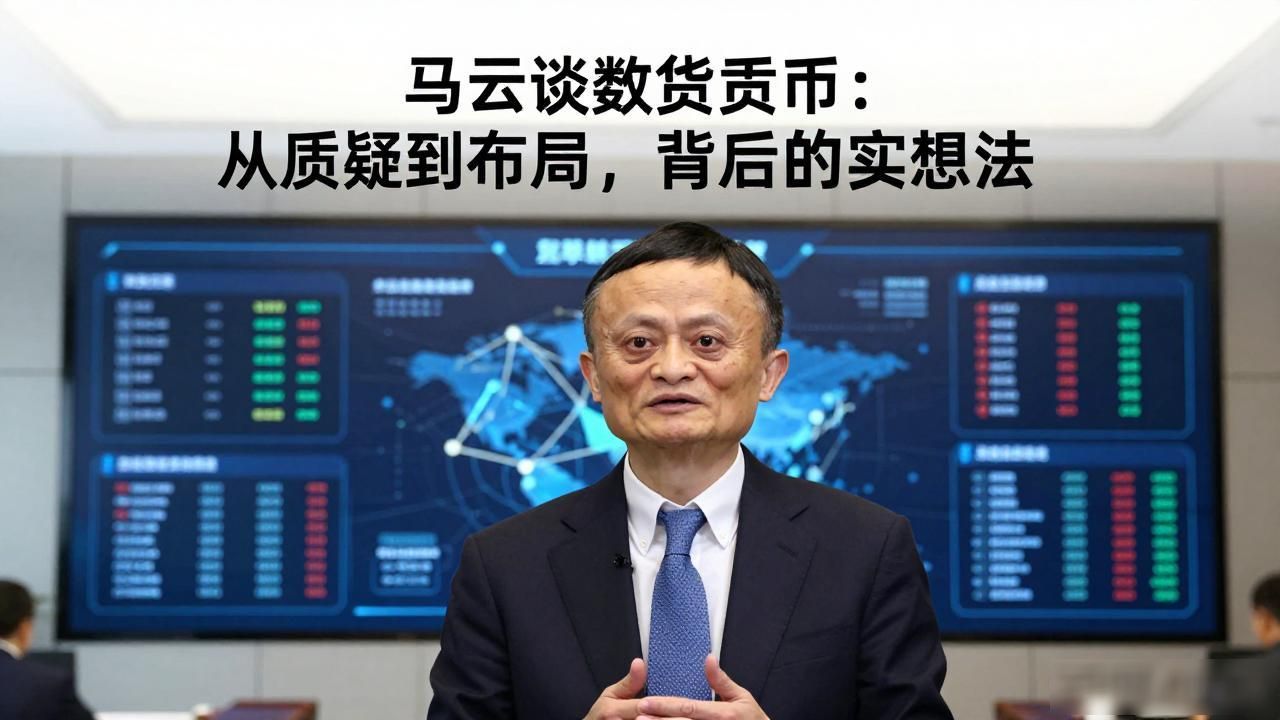 马云谈数字货币：从质疑到布局，背后的真实想法