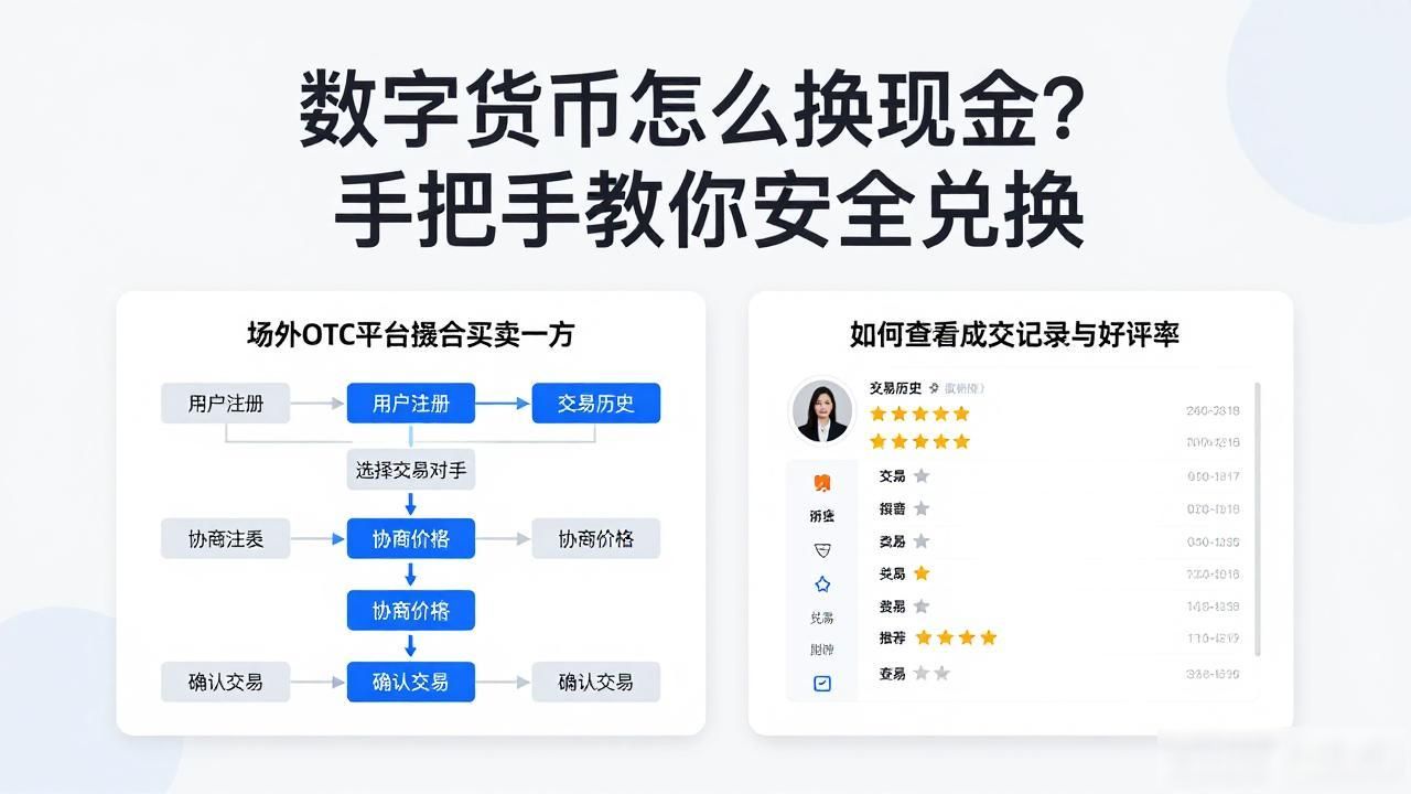数字货币怎么换成现金？手把手教你安全兑换