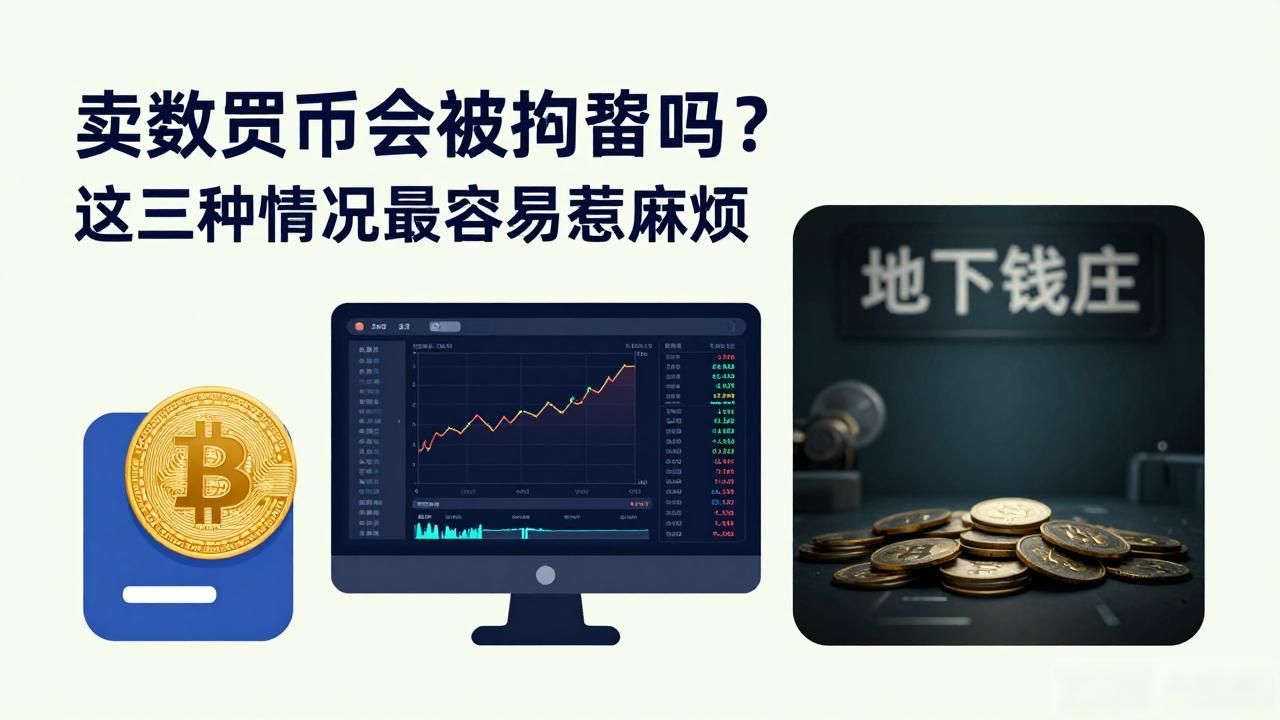 卖数字货币会被拘留吗？这三种情况最容易惹麻烦