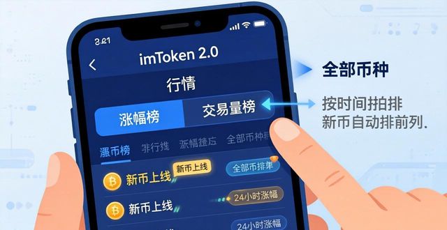imToken 2.0快速找到新币的3个技巧