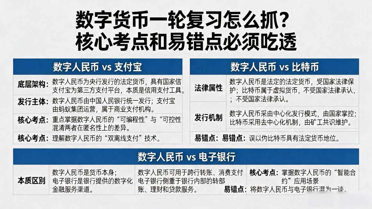 数字人民币与比特币支付宝区别对比_数字货币一轮复习_数字人民币法定货币属性M0定义