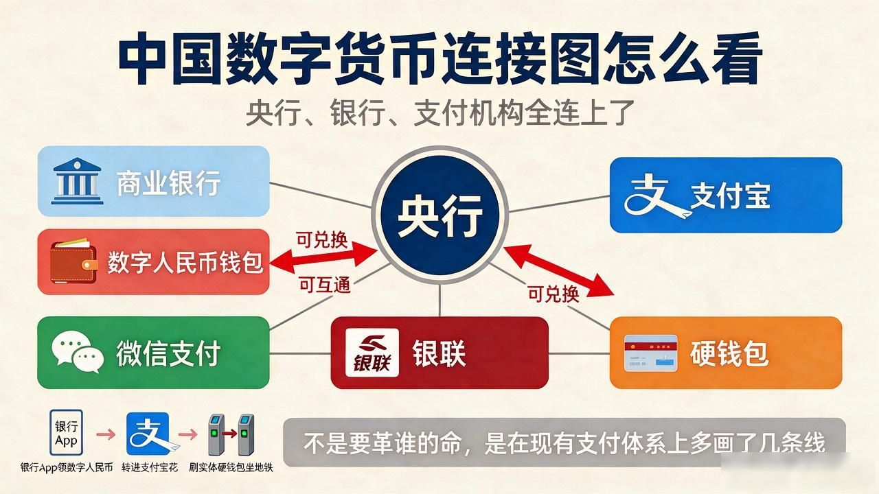 数字人民币金融体系流转路径_中国数字货币连接图_中国数字货币连接图