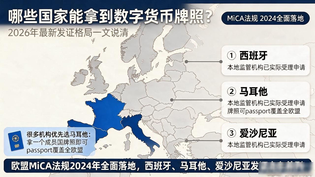 哪些国家数字货币牌照_数字货币牌照申请 英国_欧盟加密资产监管 马耳他数字货币牌照