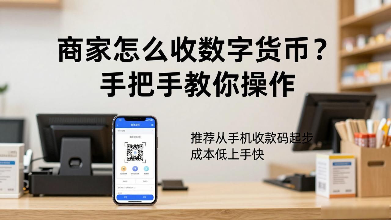 商家怎么收数字货币？手把手教你操作