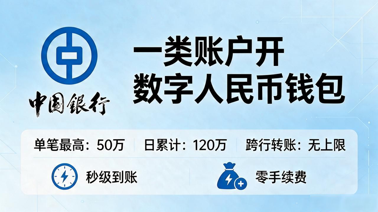 数字人民币一类账户开通流程_中国银行一类数字货币_中国银行一类账户数字人民币