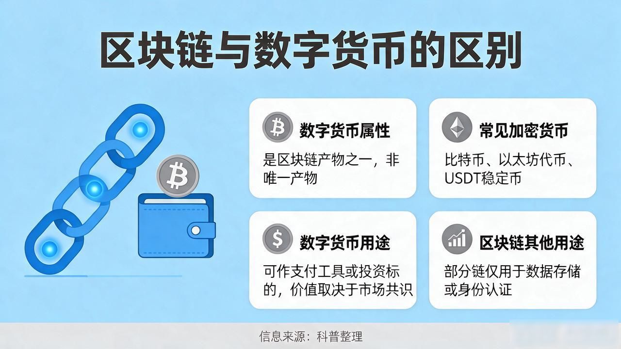 区块链是数字货币吗？一文帮你搞清区别