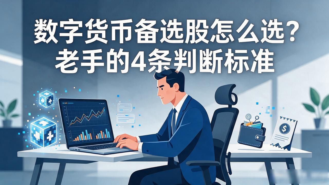 数字货币备选股怎么选？老手的4条判断标准