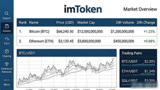 imToken钱包看行情，跟着这几步操作就行