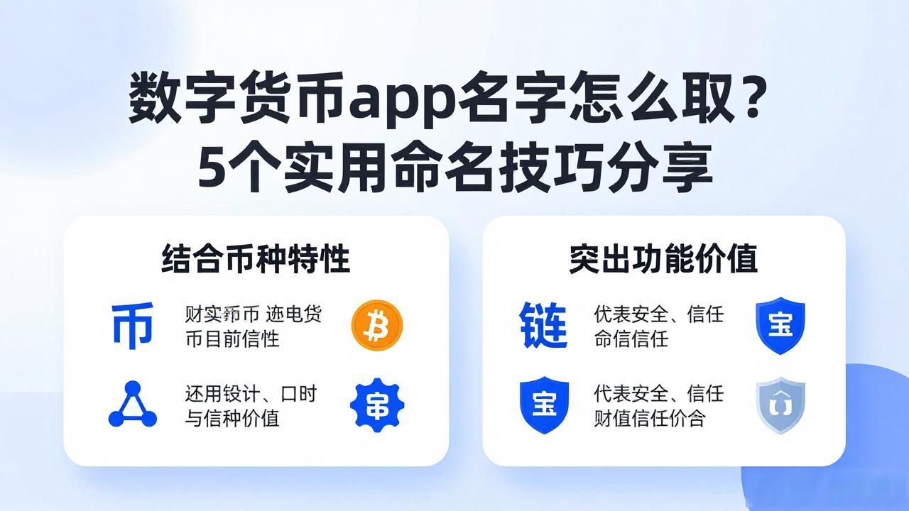 数字货币app名字怎么取？5个实用命名技巧分享