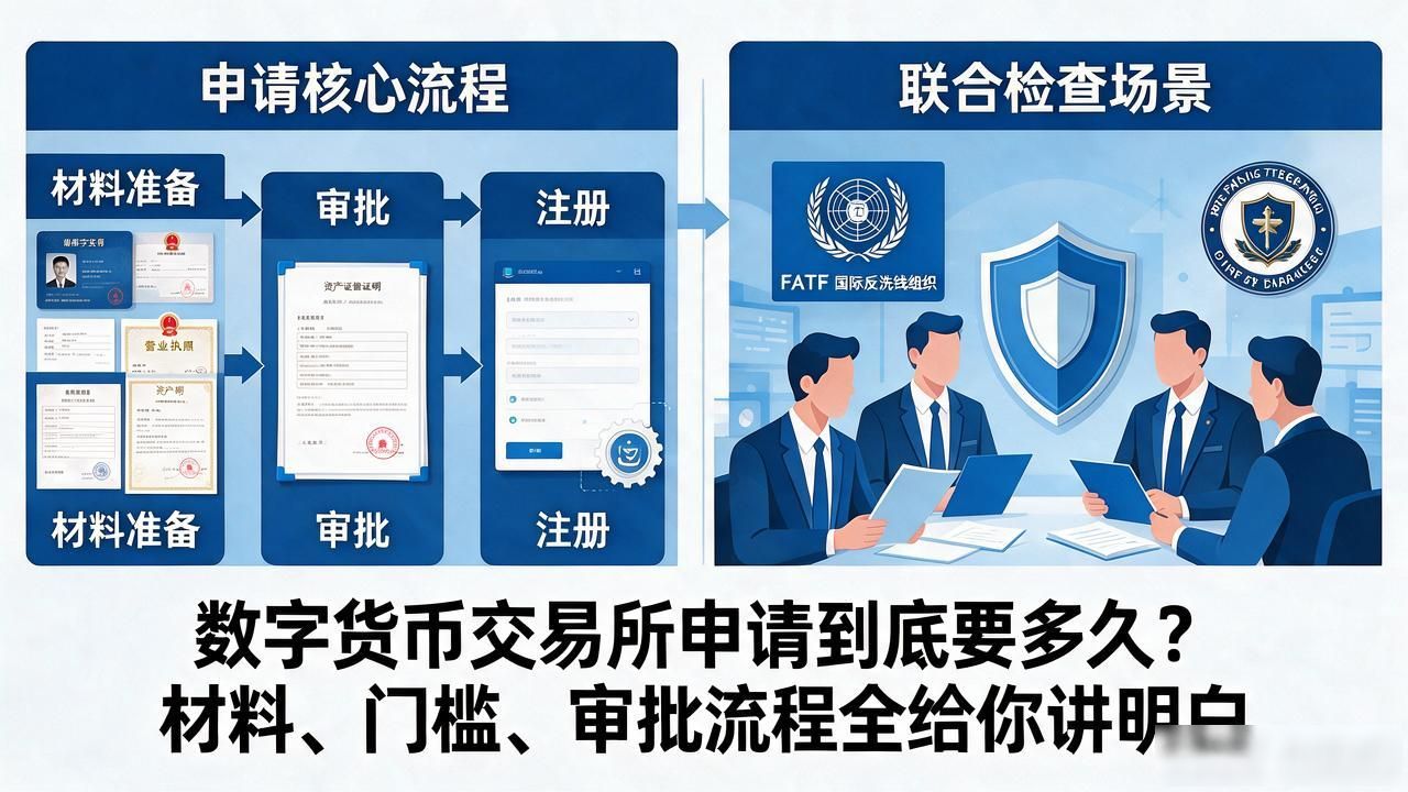 数字货币交易所申请到底要多久？材料、门槛、审批流程全给你讲明白