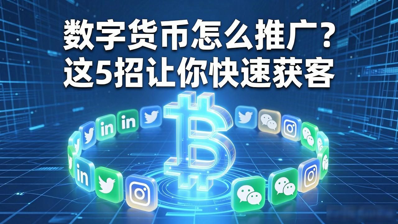 数字货币怎么推广？这5招让你快速获客