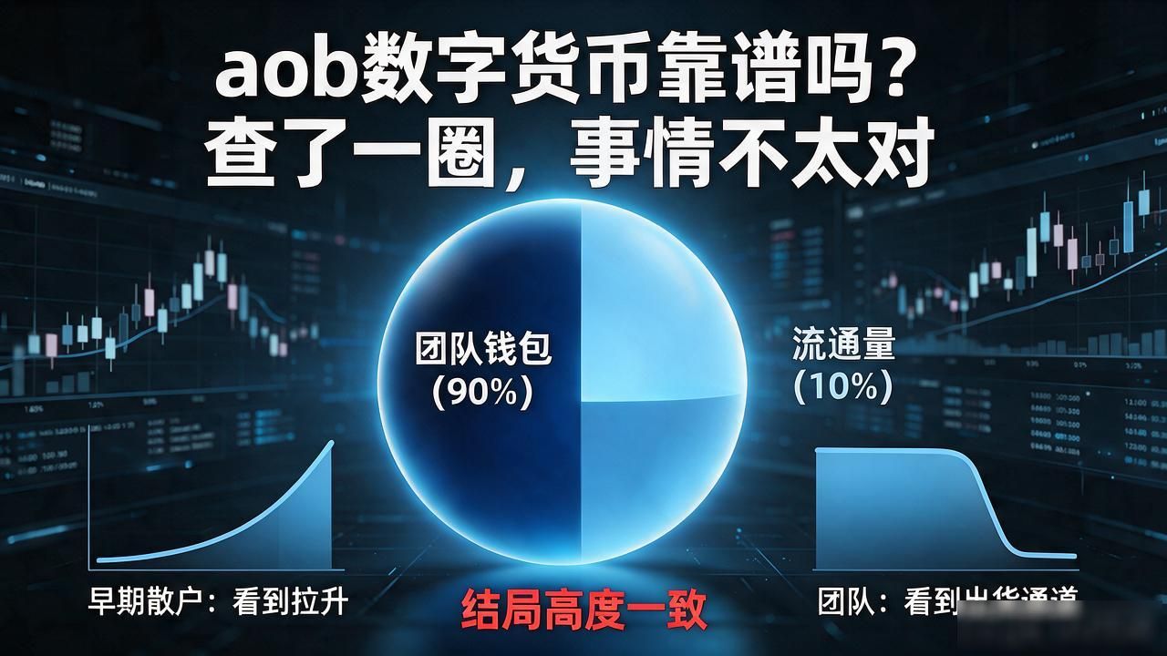 aob数字货币靠谱吗？查了一圈，事情不太对
