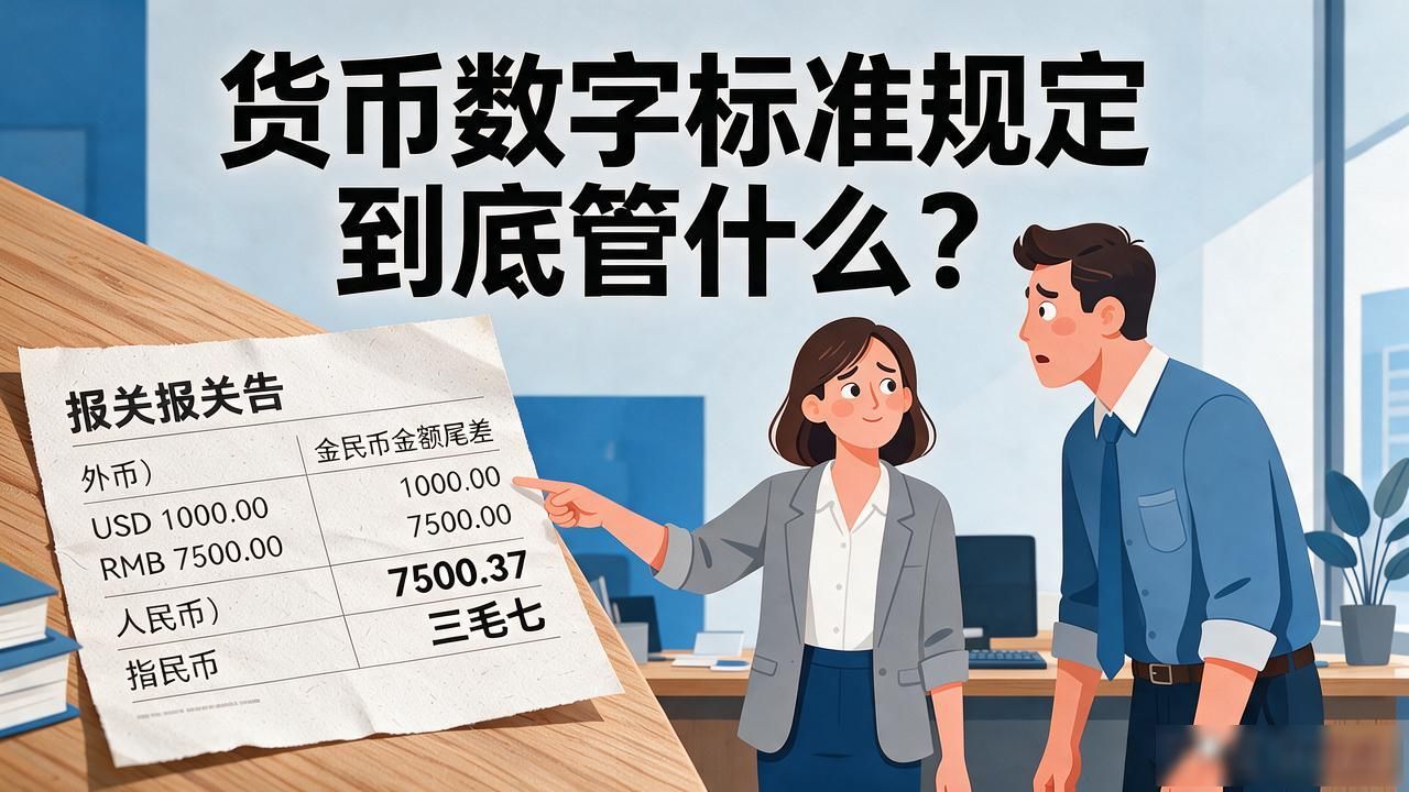 货币数字标准规定到底管什么？做了十几年财务才真搞明白