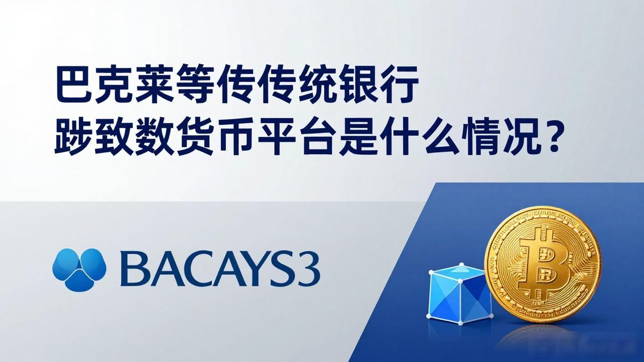 巴克莱等传统银行涉足数字货币平台是什么情况？