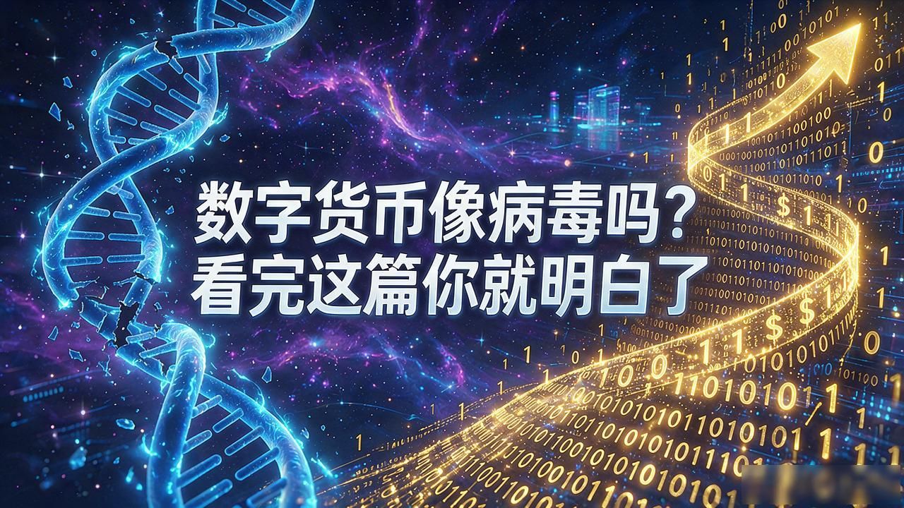 数字货币像病毒吗？看完这篇你就明白了
