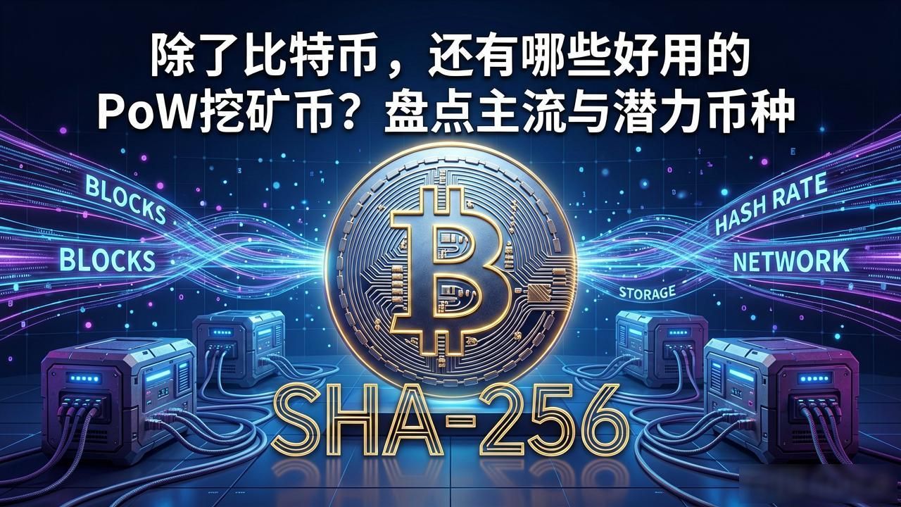 除了比特币，还有哪些好用的PoW挖矿币？盘点主流与潜力币种