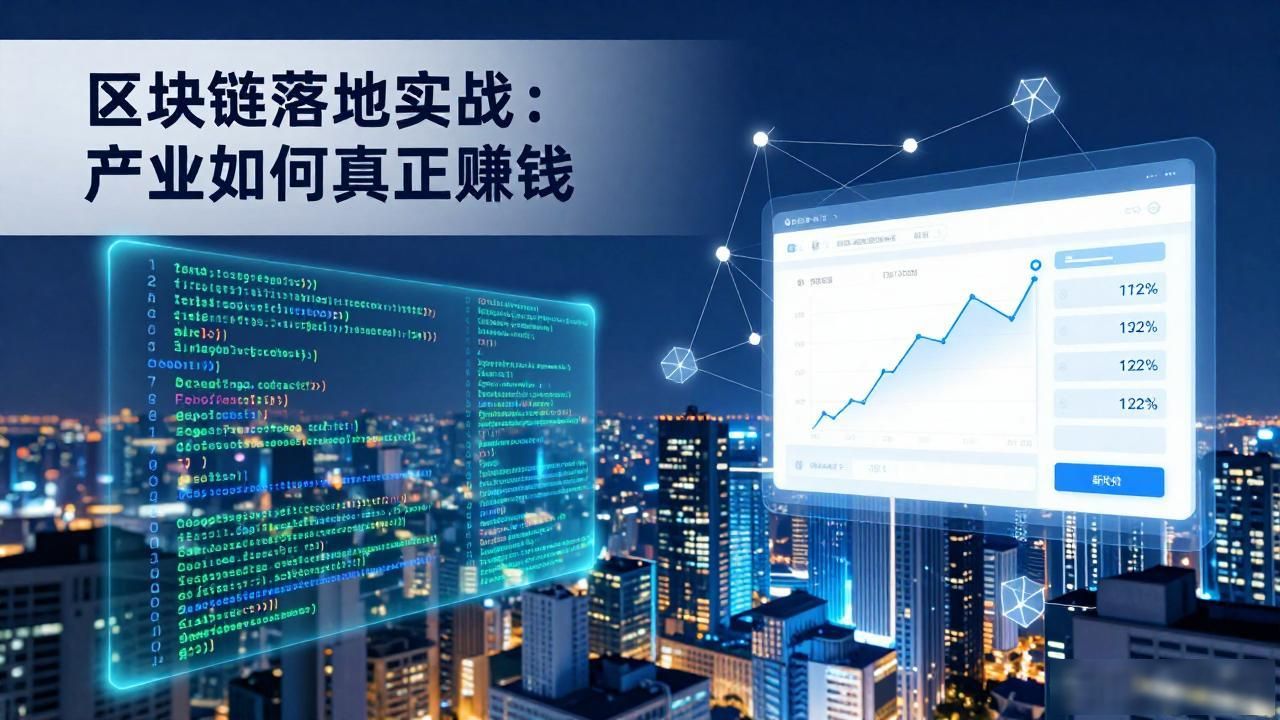 区块链落地实战：产业如何真正赚钱