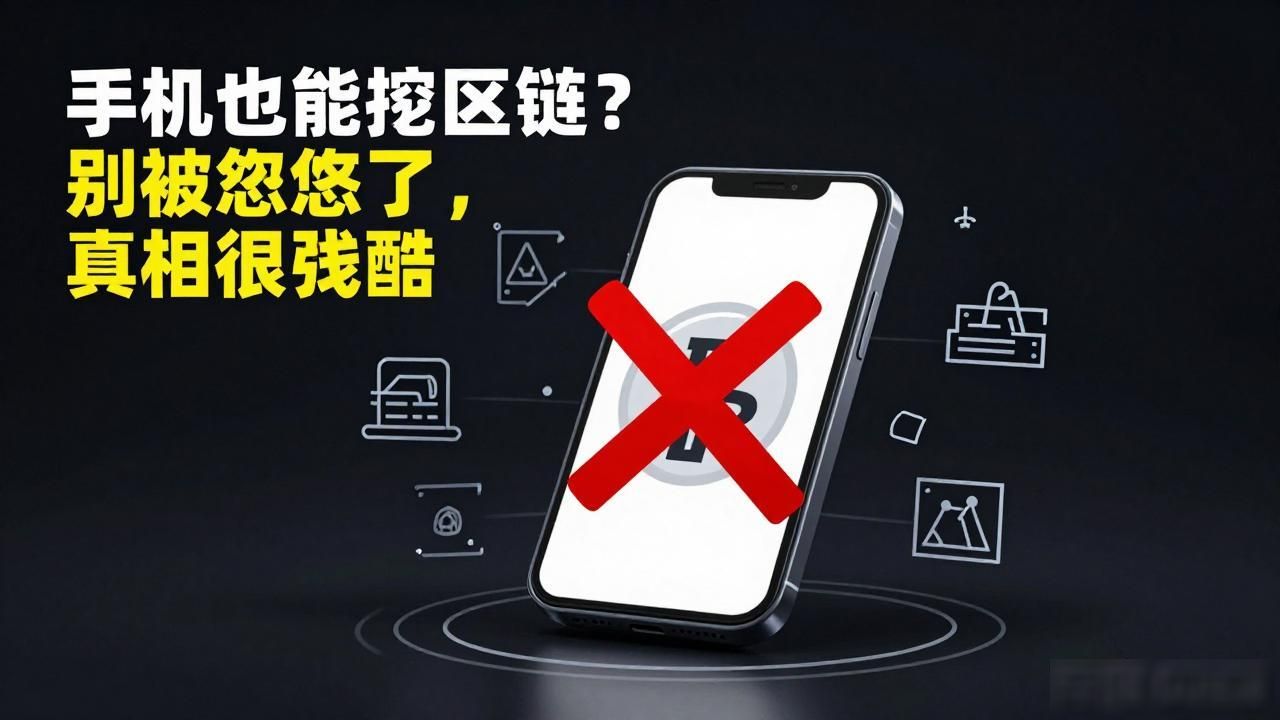 手机也能挖区块链？别被忽悠了，真相很残酷