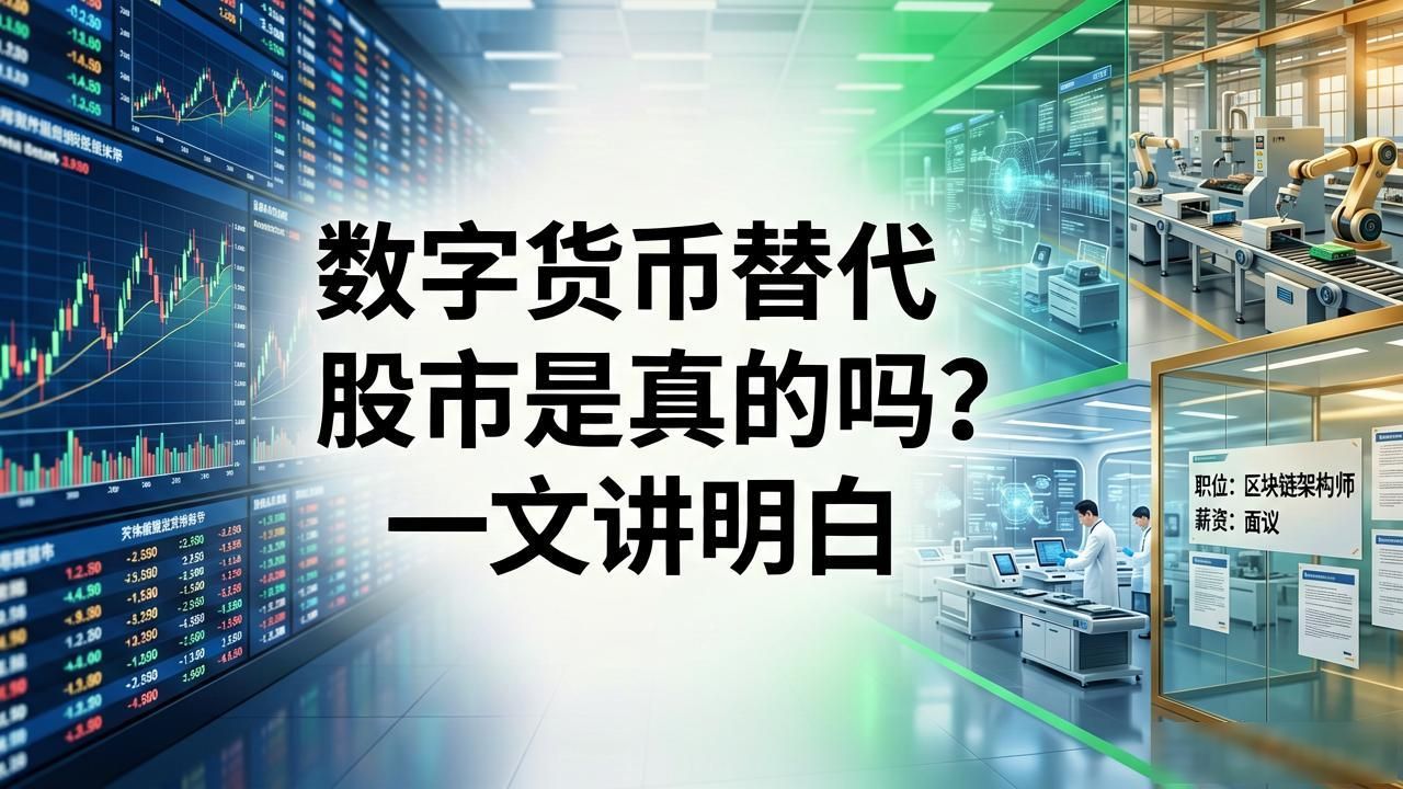 数字货币替代股市是真的吗？一文讲明白