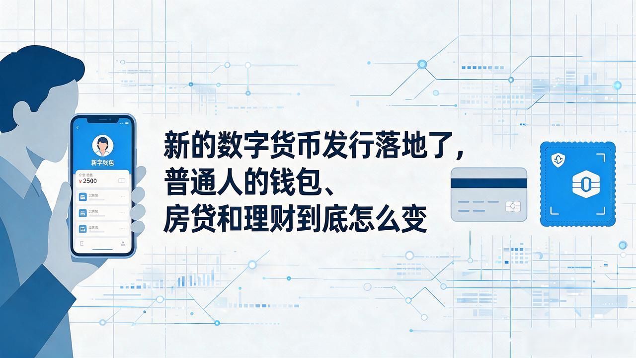 新的数字货币发行落地了，普通人的钱包、房贷和理财到底怎么变