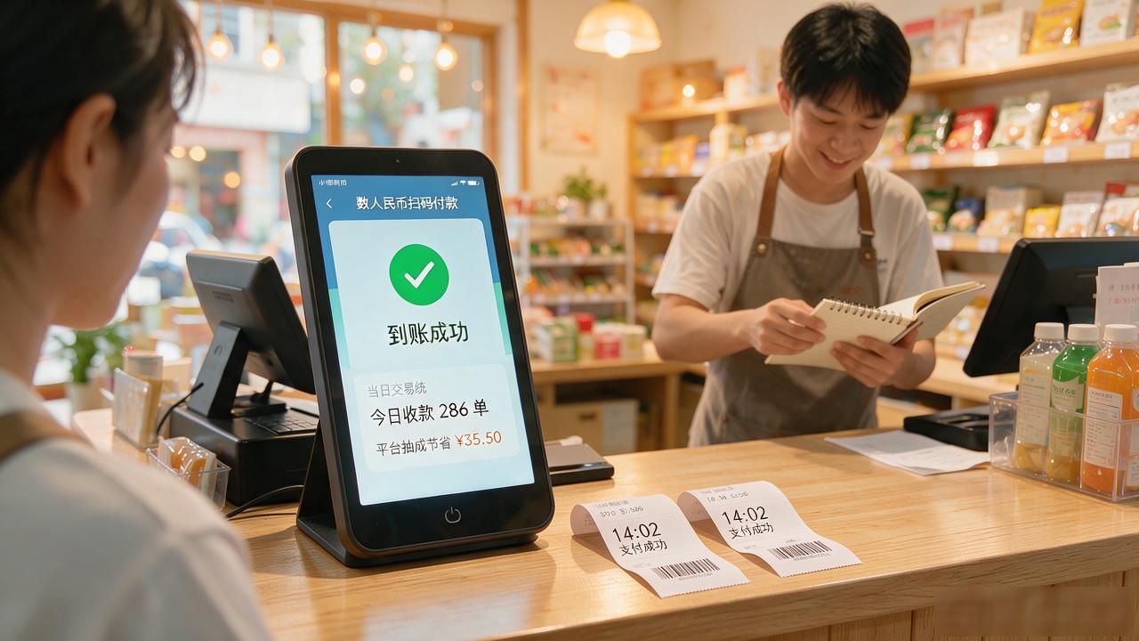 广卅推数字货币，开小店的到底该怎么接？零手续费靠谱吗？