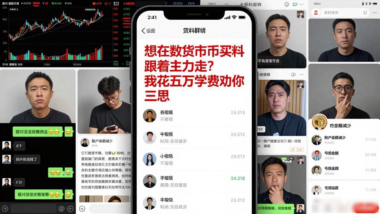 想在数字货币买料跟着主力走？我花五万学费劝你三思
