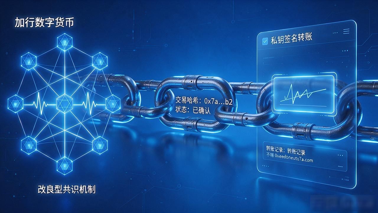 加行数字货币是什么？和比特币、数字人民币有啥不同