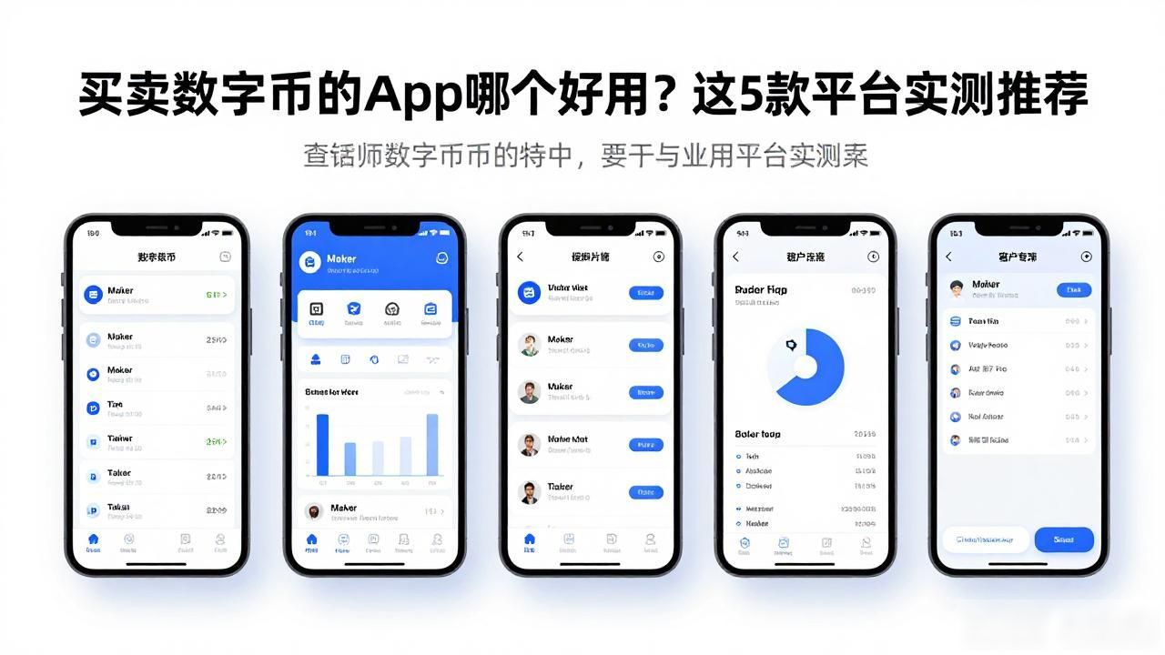 买卖数字货币的app哪个好用？这5款平台实测推荐