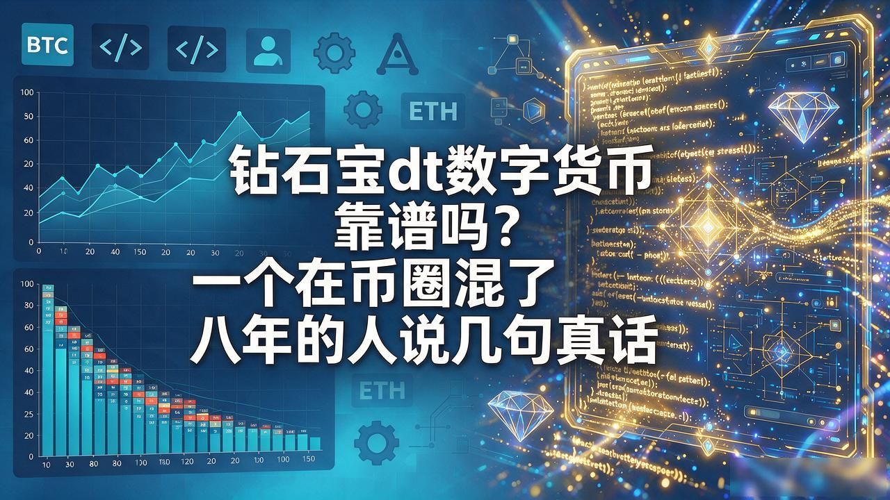 钻石宝dt数字货币靠谱吗？一个在币圈混了八年的人说几句真话