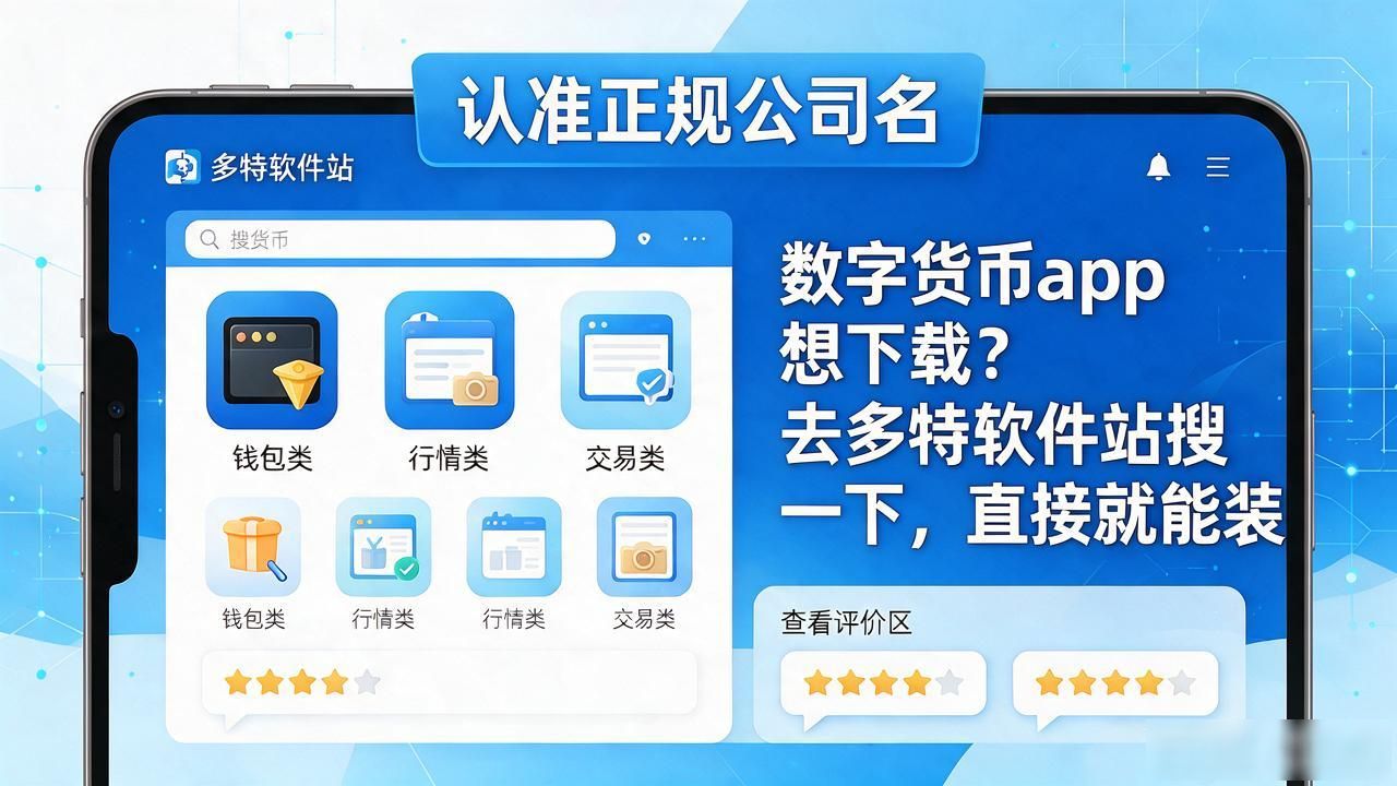 数字货币app想下载？去多特软件站搜一下，直接就能装
