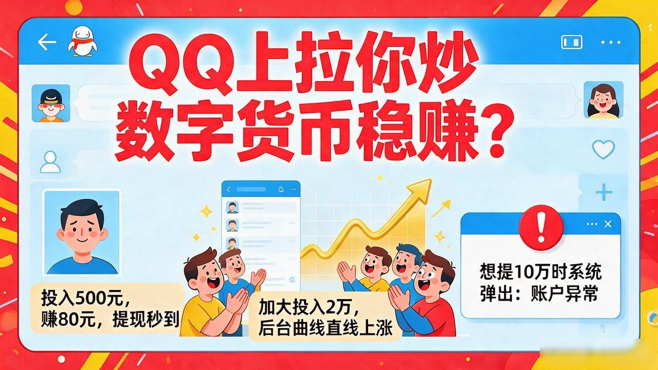 数字货币qq骗局套路_数字货币骗局_QQ投资老师