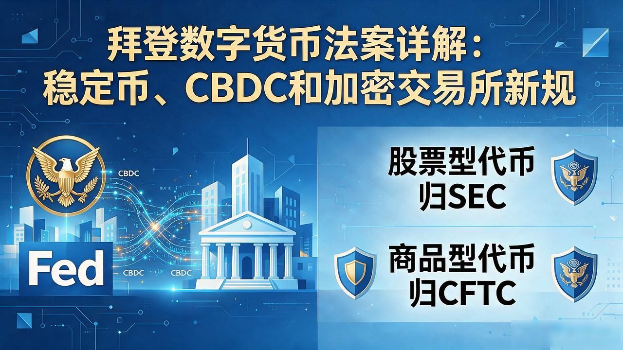 数字货币监管框架_拜登数字货币法案_金融监管政策