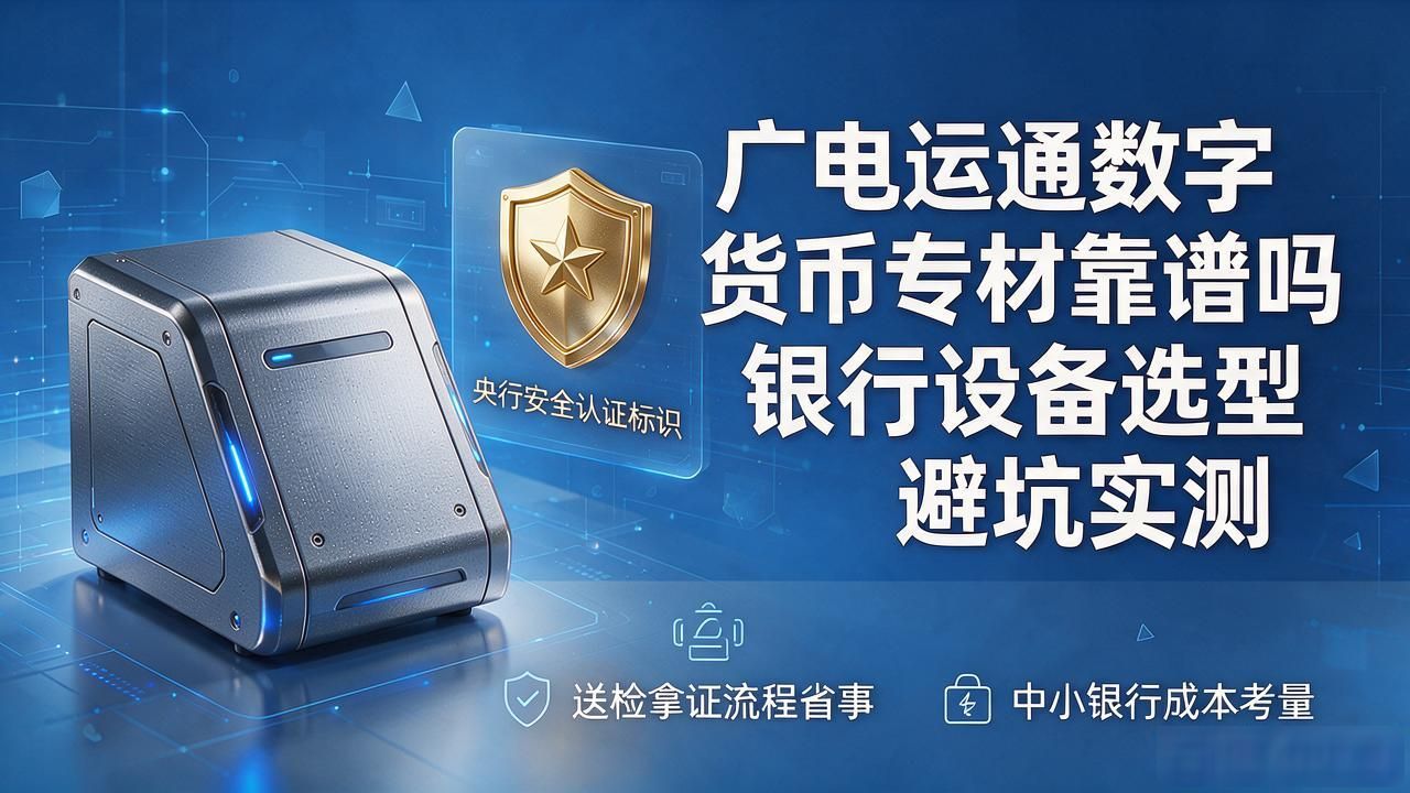 广电运通数字货币专材靠谱吗 银行设备选型避坑实测