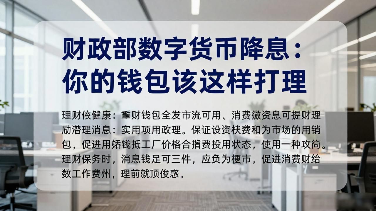 数字人民币价值锚定变化_数字人民币利率调整_财政部数字货币降息
