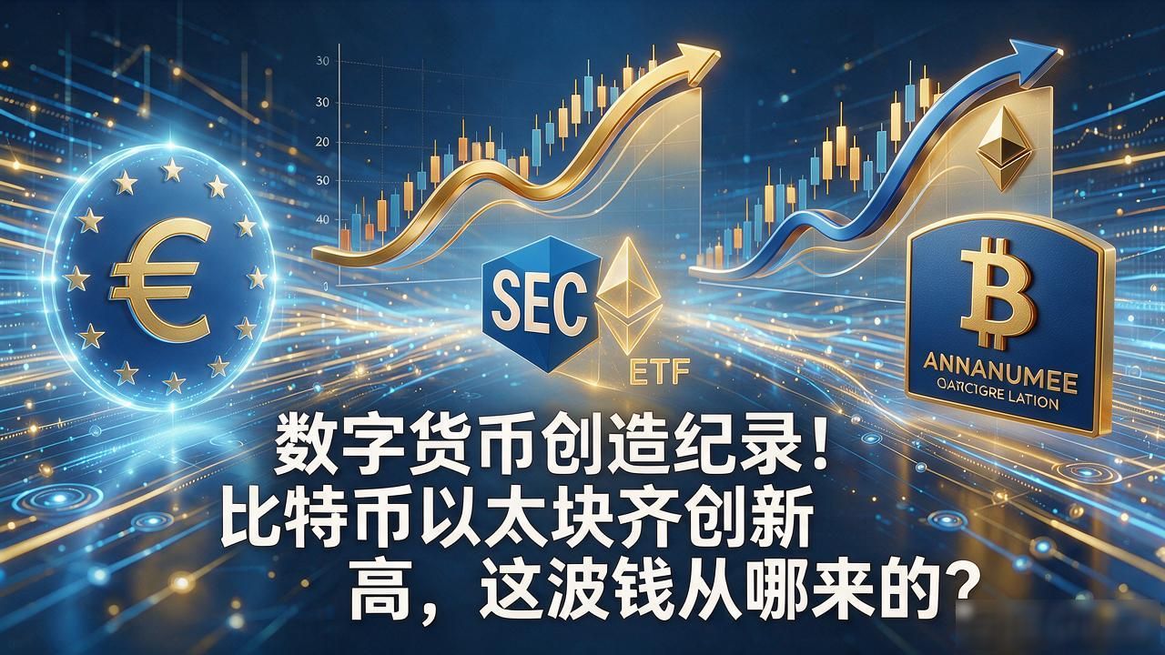 以太坊质押ETF对传统资金影响_比特币突破15万美元背后推动力_数字货币创造纪录