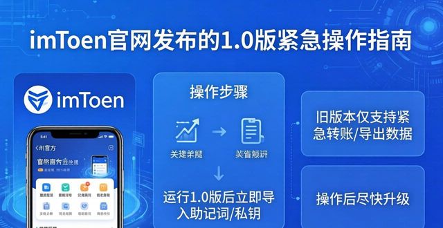 imToken官网下载1.0版紧急操作指南