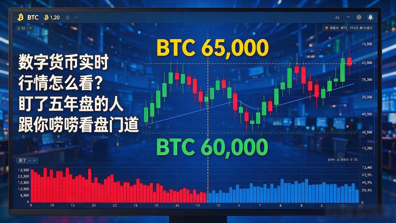 数字货币实时行情怎么看？盯了五年盘的人跟你唠唠看盘门道