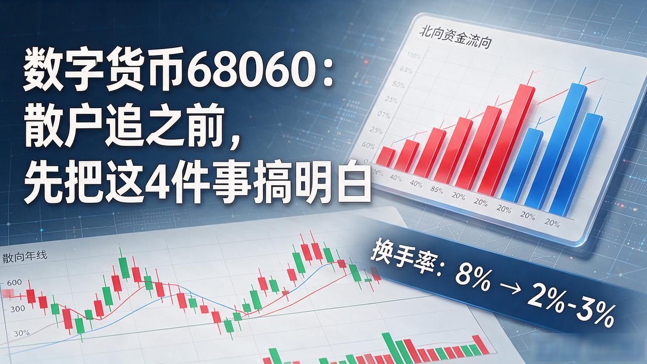 数字货币68060：散户追之前，先把这4件事搞明白