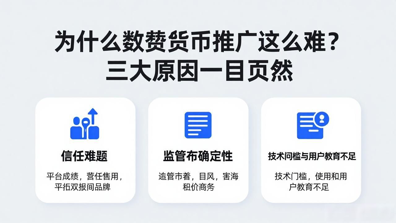 数字货币推广困难原因_数字货币推广困难_信任难题数字货币