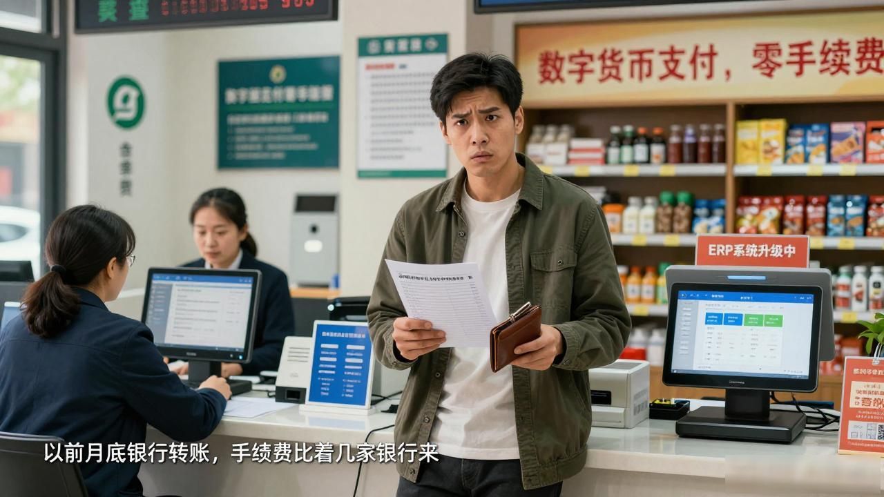 中央数字货币挂牌落地，小商户的收银台、账本、钱包全得换