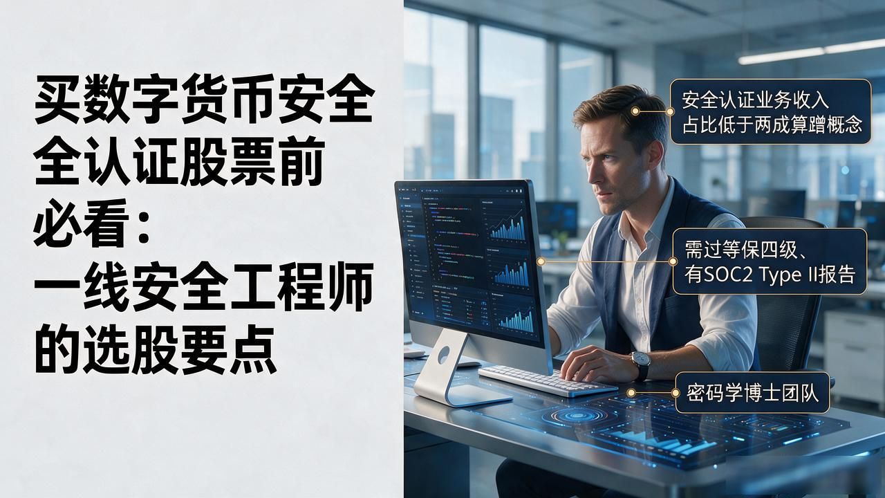 买数字货币安全认证股票前必看：一线安全工程师的选股要点