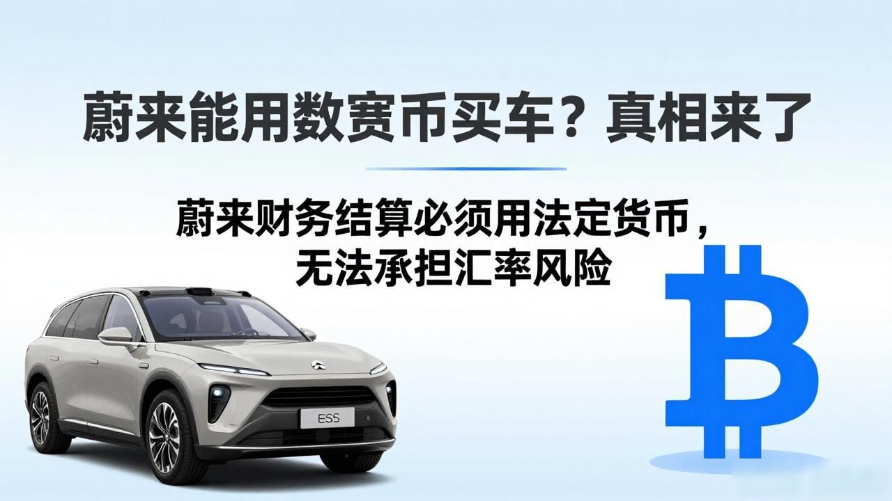 蔚来能用数字货币买车？真相来了