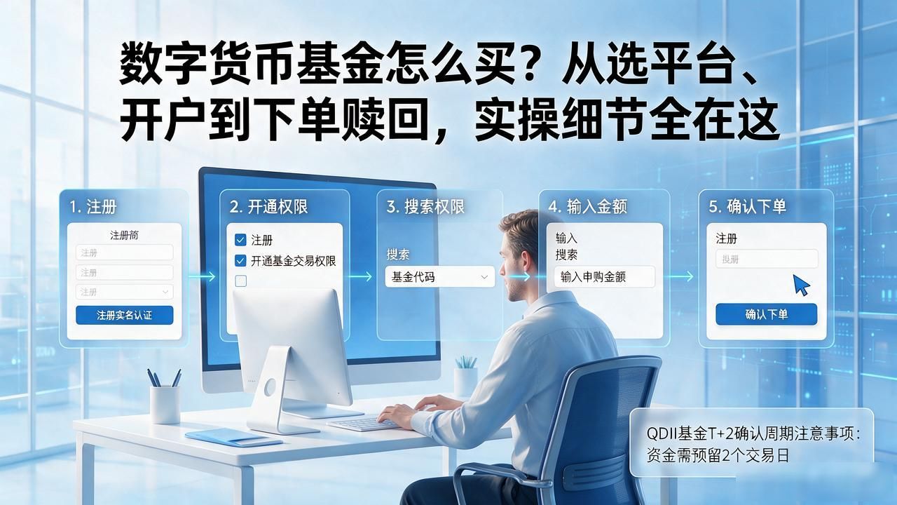 QDII数字货币基金费率对比与选择_数字货币基金购买流程及注意事项_怎么买入数字货币基金