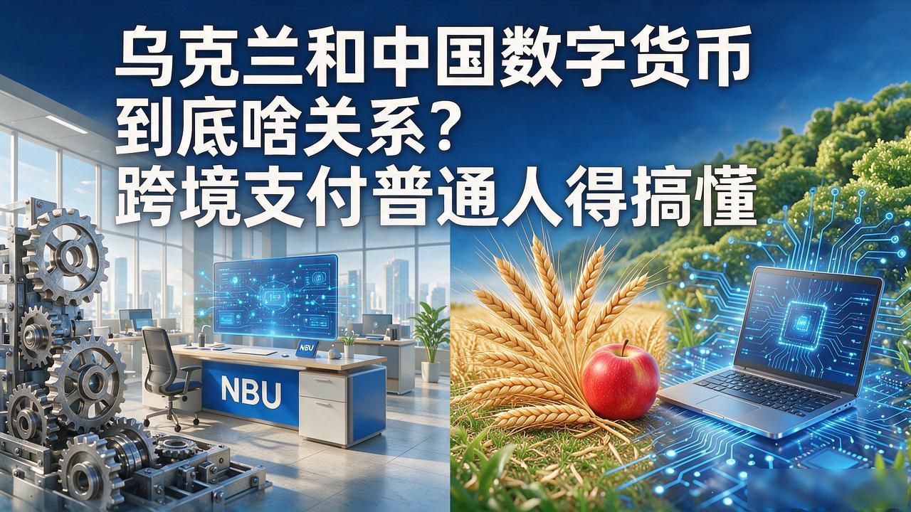乌克兰和中国数字货币到底啥关系？跨境支付普通人得搞懂