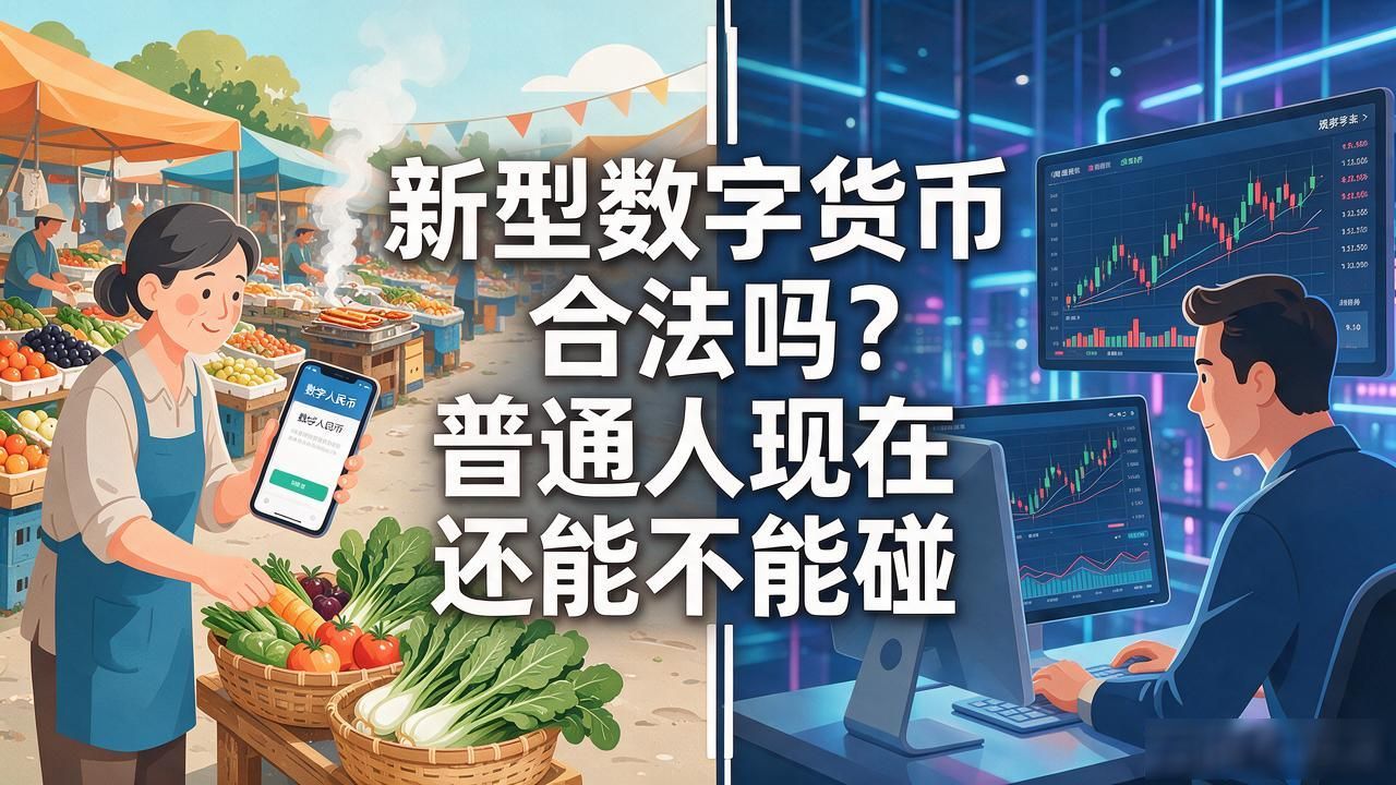 新型数字货币合法吗？普通人现在还能不能碰